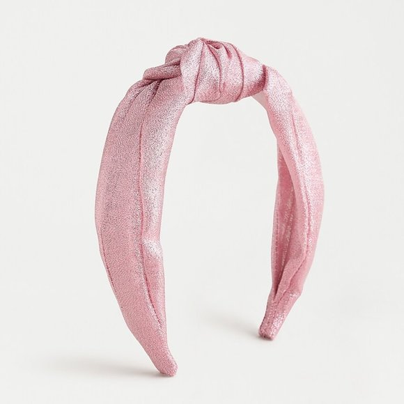 J. Crew NWT Turban Knot Headband in Metallic Lurex - Picture 1 of 1